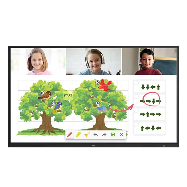 LG 75TR3PJ 75 Interactive Digital Board -front view