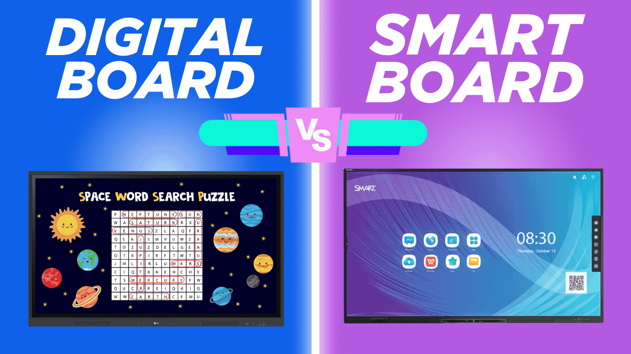 smart board vs digital board