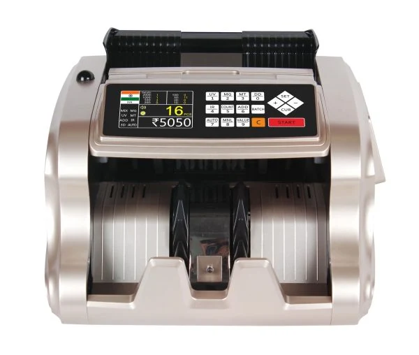 Al-2600 Money Counting Machine Fake Currency Detector Bill Counter with Large Side LED Display